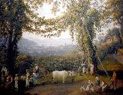 Jacob Philipp Hackert Vendanges d autrefois ou L automne oil painting artist